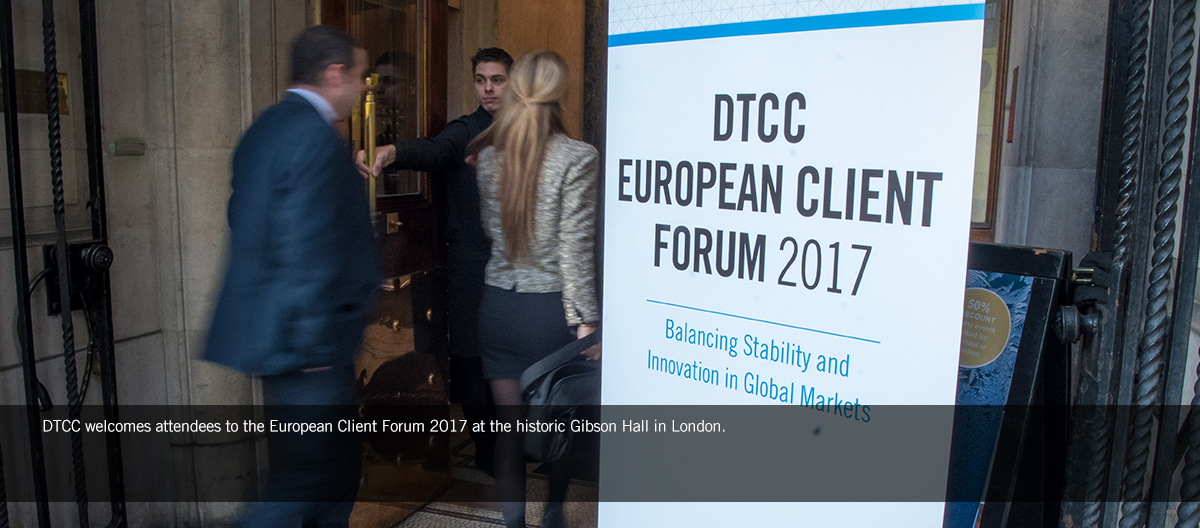 DTCC European Client Forum 2017 slide 1