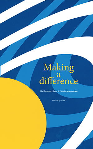 2009 DTCC Annual Report Cover