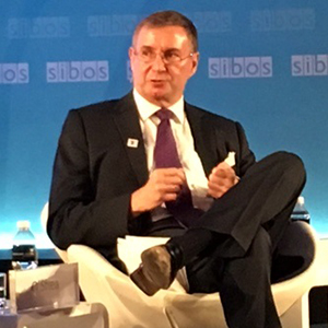Michael Bodson, DTCC President & CEO, talks about securities market infrastructure innovation at Sibos 2015 in Singapore