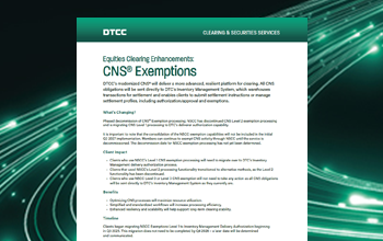 CNS Exemptions