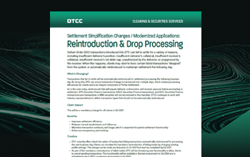 Reintroduction & Drop Processing