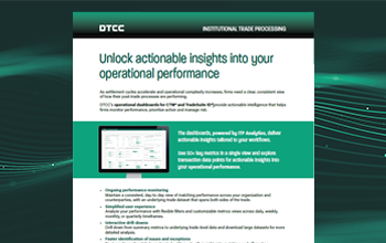 CTM® and TradeSuite ID® Operational Dashboards
