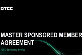 Master Sponsored Member Agreement
