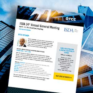 DTCC’s Wotton to Speak at ISDA 34th Annual General Meeting