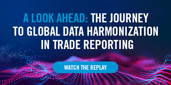 Journey to Global Data Harmonization in Trade Reporting Replay - 600x300