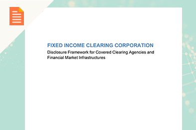 FICC Disclosure Framework