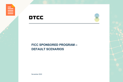 FICC's Sponsored Program - Default Scenarios